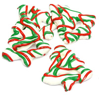 Drizzled Christmas Tree Yogurt Mini Pretzels: 2LB Bag - Candy Warehouse
