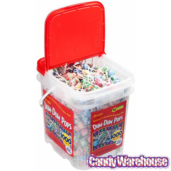 Dum Dums Pops: 1000-Piece Tub - Candy Warehouse
