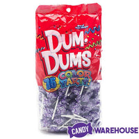 Dum Dums Purple Party Pops - Grape: 75-Piece Bag - Candy Warehouse