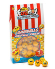 Eatmoji Emoji Gumballs Refill Gum for Gumball Machine: 1LB Box
