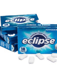 Eclipse Sugar Free Tab Gum Packs - Peppermint: 8-Piece Box