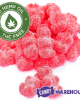 Eddy Edibles Hot Cinnamon CBD Gummies THC Free 300mg: 30 Gummy Bears