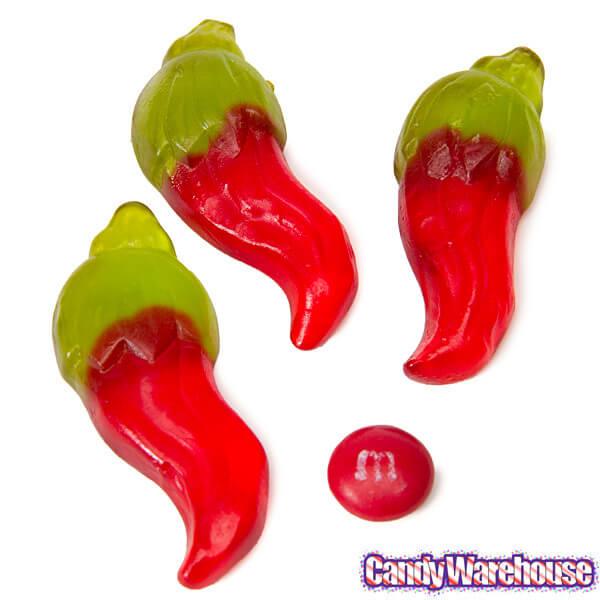 Efrutti Gummy Jalapeno Peppers Candy: 1KG Bag - Candy Warehouse