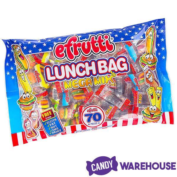 Efrutti Gummy Lunch Candy: 70-Piece Bag - Candy Warehouse