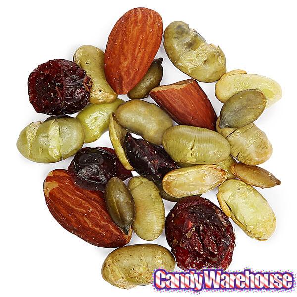 Energy Blend Assorted Snack Mix - Edamame, Cranberries, Almonds, & Pumpkin Kernels: 34-Ounce Tub - Candy Warehouse