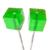 Espeez Cube Pops - Green Apple: 100-Piece Tub - Candy Warehouse