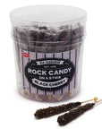 Espeez Rock Candy Crystal Sticks - Black: 36-Piece Tub