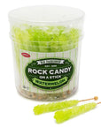 Espeez Rock Candy Crystal Sticks - Light Green: 36-Piece Tub