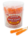 Espeez Rock Candy Crystal Sticks - Orange: 36-Piece Tub