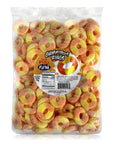 Fini Sour Peach Gummy Rings: 1KG Bag