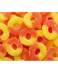 Fini Sour Peach Gummy Rings: 1KG Bag