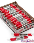 Flipsticks Nougat Taffy Candy - Cherry: 48-Piece Caddy