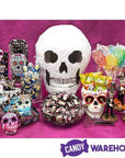 Flix Candy Day of the Dead Sweet Skull Lip Pops Candy Packs: 12-Piece Display