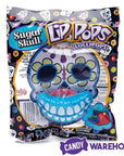 Flix Candy Day of the Dead Sweet Skull Lip Pops Candy Packs: 12-Piece Display