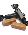 Foiled Caramel Candy - Black: 180-Piece Bag