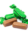 Foiled Caramel Candy - Green: 180-Piece Bag