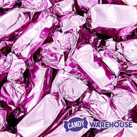 Foiled Caramel Candy - Light Pink: 180-Piece Bag - Candy Warehouse