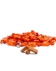 Foiled Caramel Candy - Orange: 180-Piece Bag