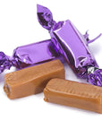 Foiled Caramel Candy - Purple: 180-Piece Bag