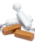 Foiled Caramel Candy - White: 180-Piece Bag