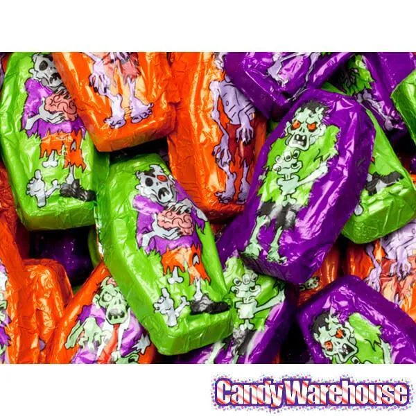 Foiled Chocolate Zombies Candy: 4LB Bag – Candy Warehouse