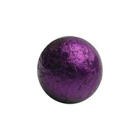 Foiled Milk Chocolate Balls - Purple: 2LB Bag - Candy Warehouse