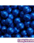 Foiled Milk Chocolate Balls - Royal Blue: 2LB Bag