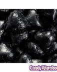 Foiled Milk Chocolate Hearts - Black: 2LB Bag