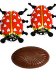 Foiled Milk Chocolate Lady Bugs: 36-Piece Display