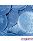 Fort Knox It's a Boy Foiled Milk Chocolate 4-Inch Medallions: 20-Piece Box