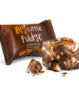 Fudge Bites - Chocolate with Peanuts and Caramel: 12-Piece Display