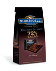 Ghirardelli 72% Intense Dark Chocolate Twilight Squares 4.5-Ounce Bags: 6-Piece Box