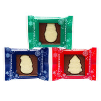 Ghirardelli Holiday Impressions Chocolate Squares Assortment: 16-Ounce Gift Bag - Candy Warehouse
