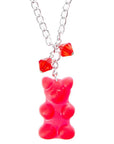 Giant Gummy Bear Necklace - Red