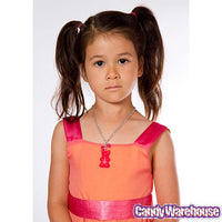 Giant Gummy Bear Necklace - Red - Candy Warehouse