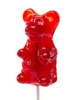 Giant Gummy Bear on a Stick - Cherry Cola
