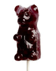 Giant Gummy Bear on a Stick - Grape