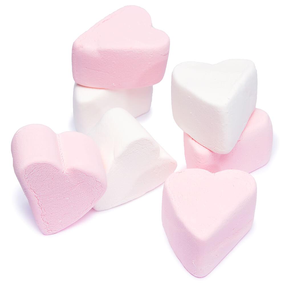 Pink Heart Marshmallows - Parve
