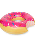 Giant Pink Frosted Donut Pool Float