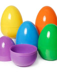 Giant Plastic Easter Eggs Assortment: 5-Piece Set