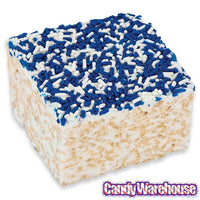 Giant Rice Crispy Treats - Chanukah Sprinkles: 6-Piece Box - Candy Warehouse
