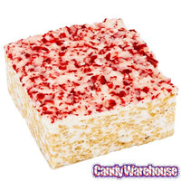 Giant Rice Crispy Treats - Christmas Peppermint Twist: 6-Piece Box - Candy Warehouse