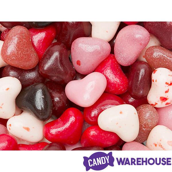 Gimbal's Cherry Lovers Candy Hearts: 7-Ounce Bag - Candy Warehouse