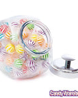 Glass 1/2-Gallon Penny Candy Jar with Chrome Lid