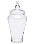 Glass Candy Jar with Lid: 18-Inch