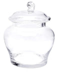 Glass Candy Jar with Snail Top Lid: 10-Inch