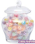 Glass Candy Jar with Snail Top Lid: 10-Inch
