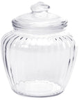 Glass Optic 40-Ounce Candy Jar with Glass Lid