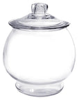 Glass Round 1-Gallon Candy Jar with Glass Lid