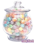 Glass Round 1/2-Gallon Candy Jar with Glass Lid